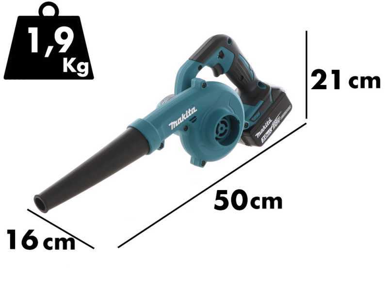 Makita Dub185 - Soffiatore a batteria 18V 3Ah