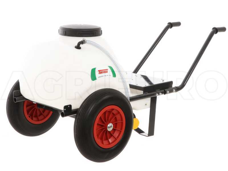 Comet CBM 1200 HP - Kit pompa a batteria per irrorazione e carrello - 80L