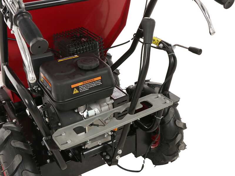 GeoTech Pro GEOTRAK 400 - Motocarriola 4x4 con cassone dumper 400Kg