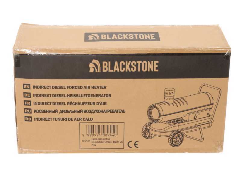 BlackStone i-BDH 30 KW - Generatore di aria calda diesel - A combustione indiretta - 30 KW