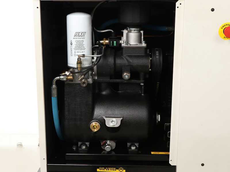 FIAC New Silver 20/500 - Compressore rotativo trifase a vite silenziato - Motore 20 HP