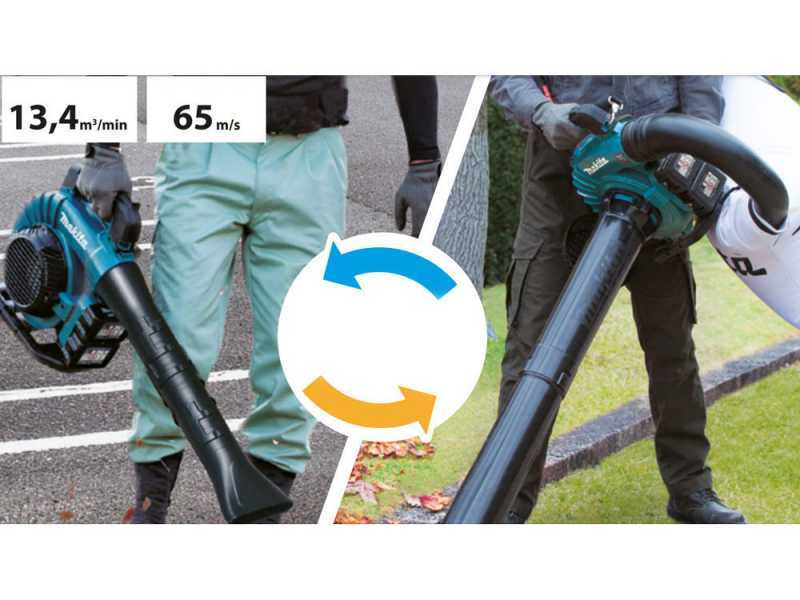 Makita DUB363 - Soffiatore aspiratore a batteria 36V 5Ah