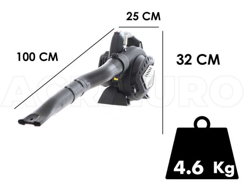 BlackStone WB270 - Soffiatore aspiratore a scoppio motore 2 tempi