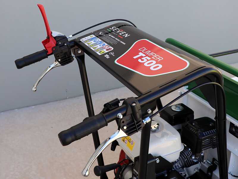 Seven Italy T500 GX-E - Motocarriola cingolata estensibile - Portata 500Kg