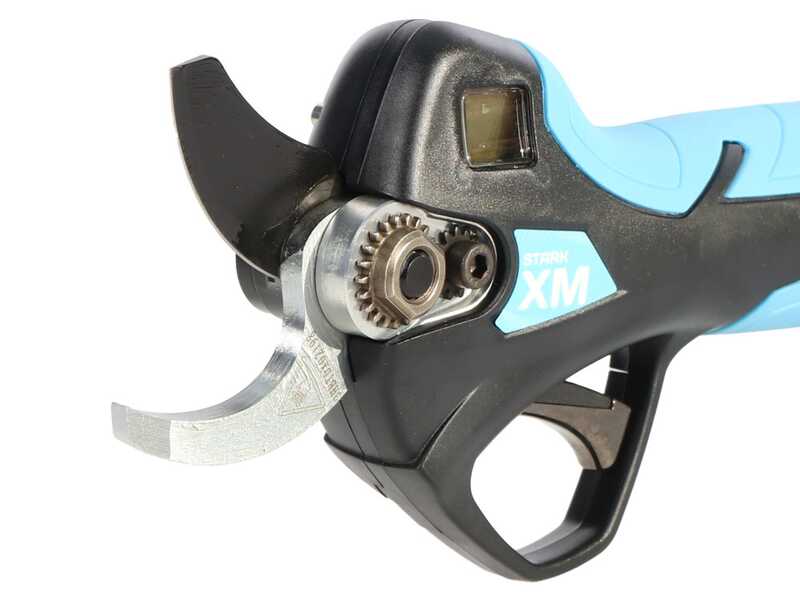 Campagnola Stark XM - Forbice elettrica da potatura con kit cavo e fondina per batteria  - 3x 14,4V 2,5 Ah