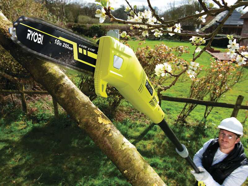 Ryobi RPP755E - Potatore elettrico su asta telescopica - Barra Oregon 25cm