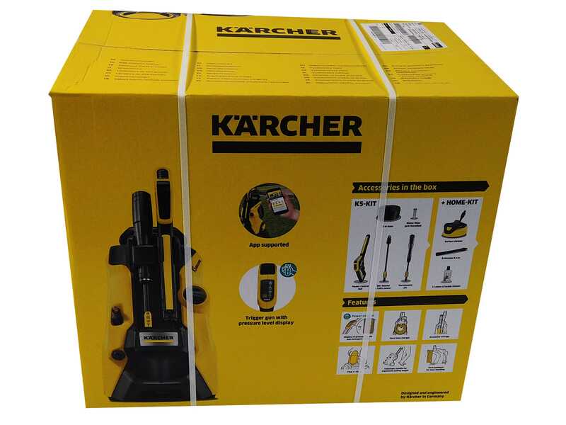 Karcher K5 Power Control Home - Idropulitrice con lavasuperfici T 5 - 500 lt/h - 145 bar