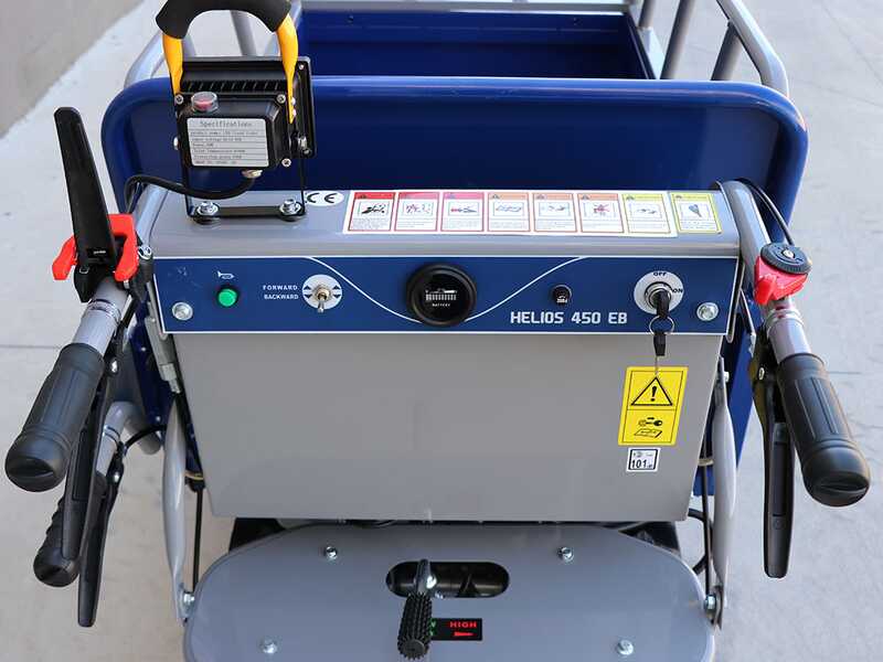 BullMach Helios 450 EB - Motocarriola elettrica estensibile a batteria 60V 20Ah