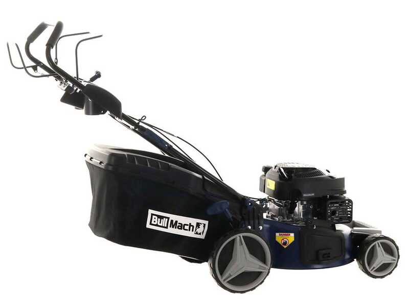 BullMach ECTOR 46 S - Tagliaerba a scoppio trazionato - 4 in 1 - Motore da 170cc