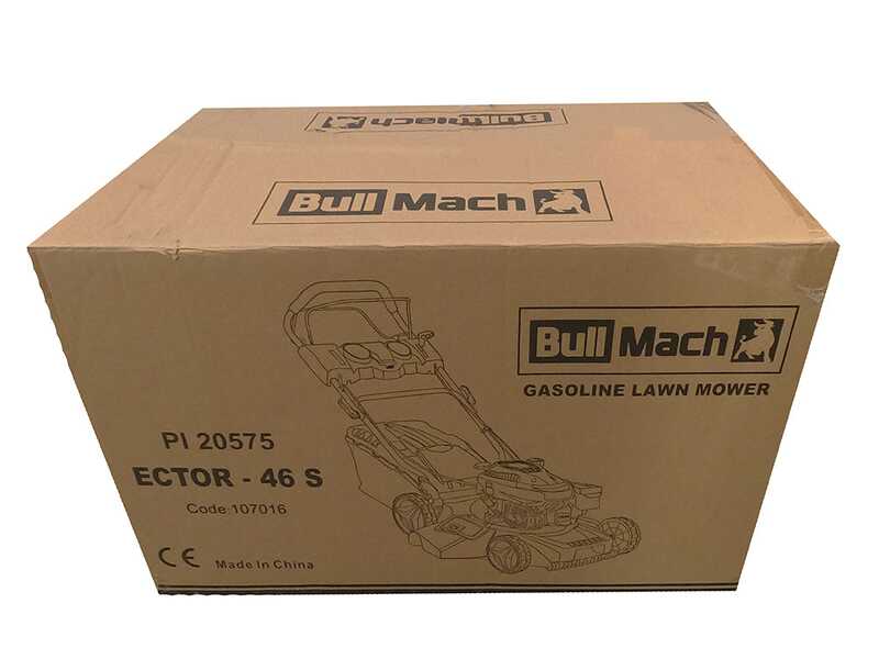 BullMach ECTOR 46 H - Tagliaerba a scoppio trazionato - 4 in 1 -  Motore Honda GCVx170