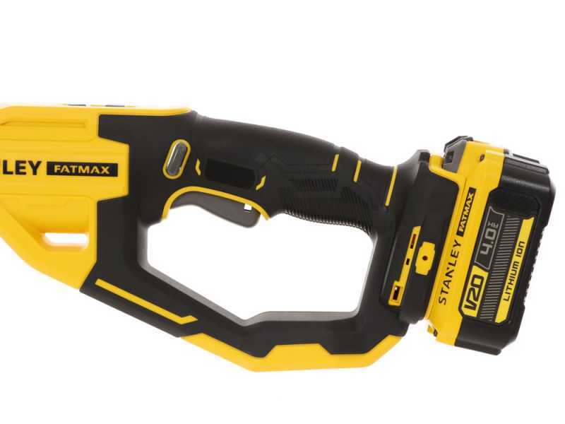 Stanley FATMAX V20 - Tagliasiepi elettrico a batteria 18V/4Ah - Lama da 55 cm 