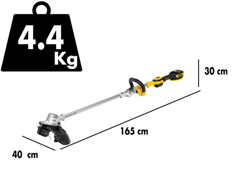 DeWalt DCMST561N-XJ - Decespugliatore a batteria - SENZA BATTERIE E CARICABATTERIE