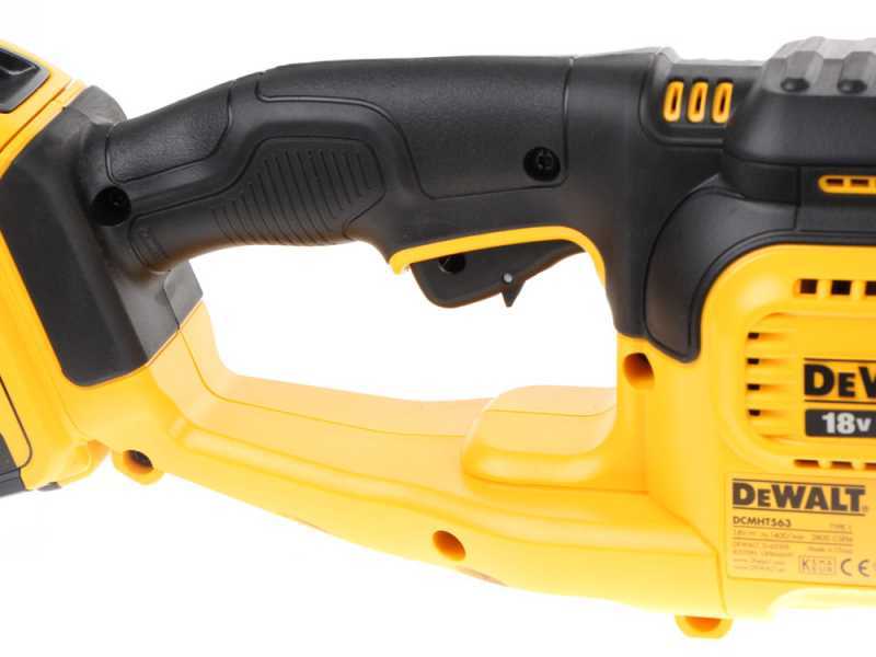 DeWalt DCMHT563P1-QW - Tagliasiepi elettrico a batteria 18V/5Ah - Lama da 55 cm 