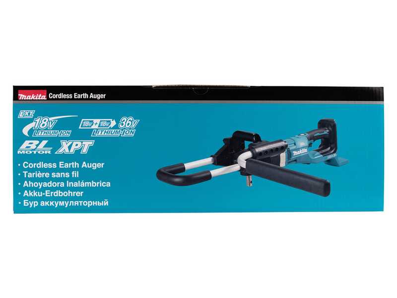 Makita DDG461Z - Mototrivella a batteria - 18Vx2 3Ah - PUNTA NON INCLUSA