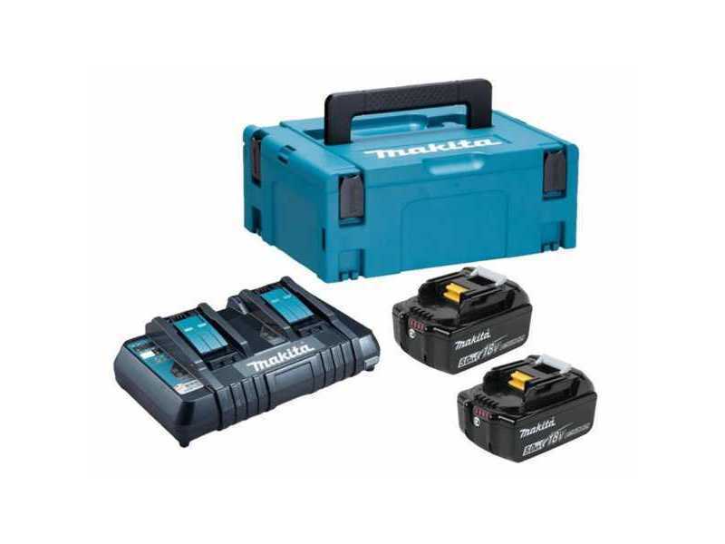 Makita DUX60 - Potatore a batteria 36V multifunzione con prolunga da 108cm - Batterie 2x18V 5Ah