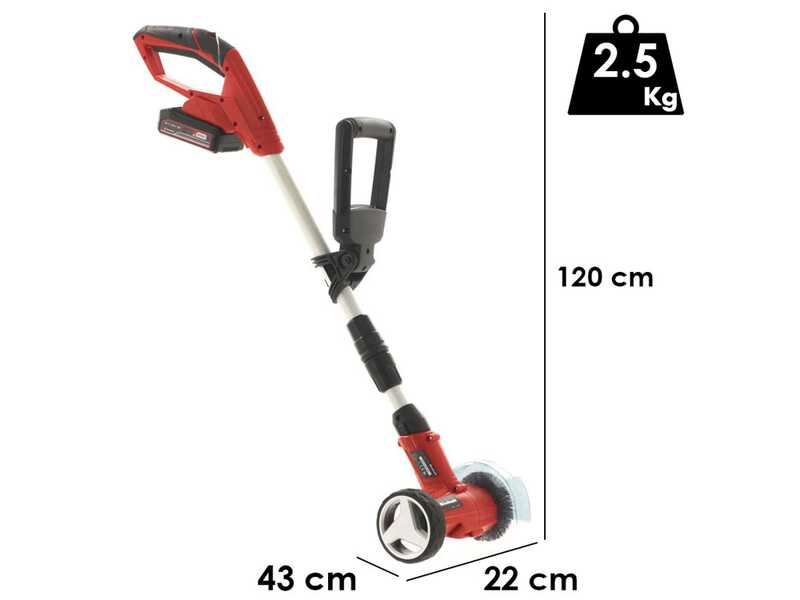 Einhell GC-CC 18 Li - Pulisci fughe a batteria - 18V 2.5Ah