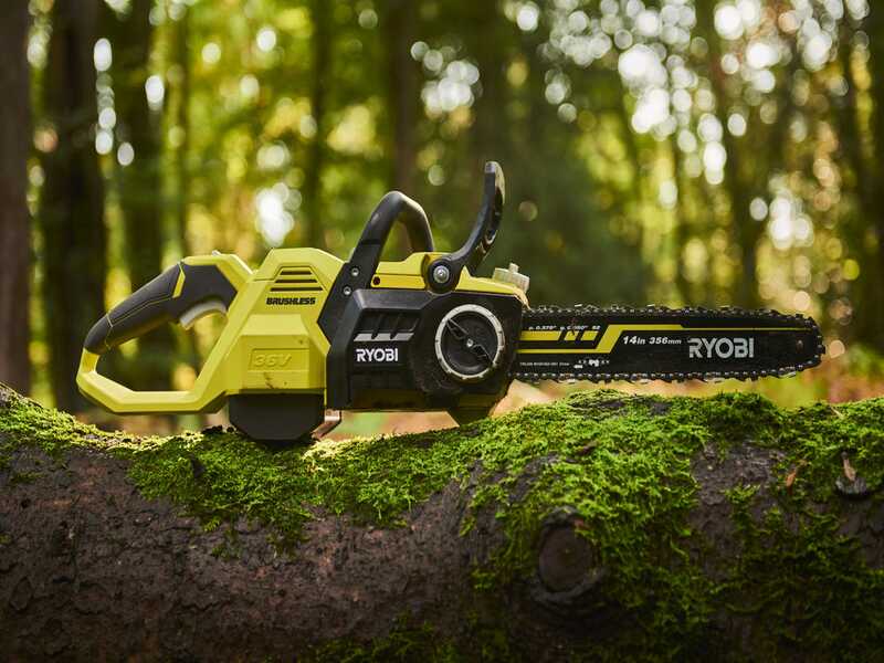 Ryobi BRUSHLESS RY36CSX35A-0 - Elettrosega Max Power 36V - Lama da 35cm - SENZA BATTERIA E CARICABATTERIA