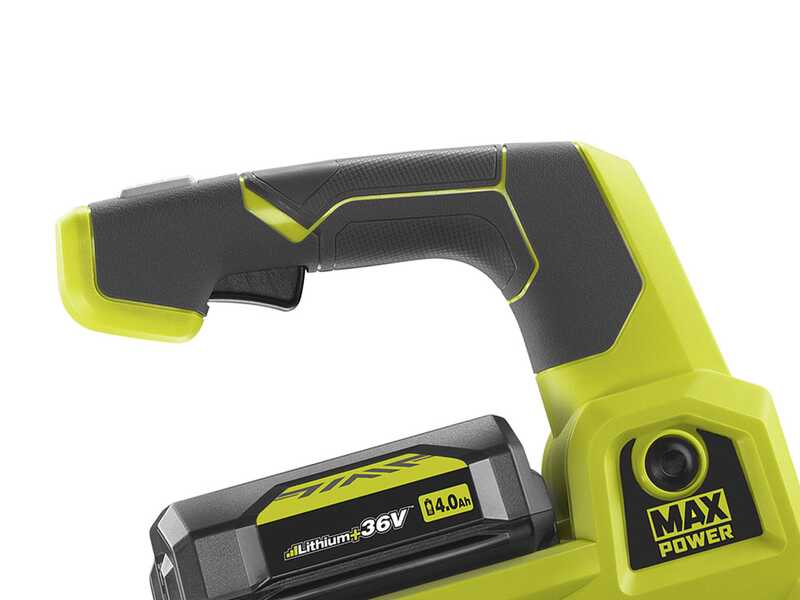 Ryobi RY36BLA-140 - Soffiatore a batteria per foglie turbojet 36V 4Ah