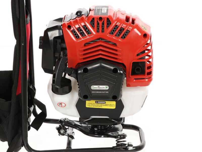 GeoTech GT-2 52BP - Tagliasiepi a scoppio su asta di prolunga con zaino - 52 cc