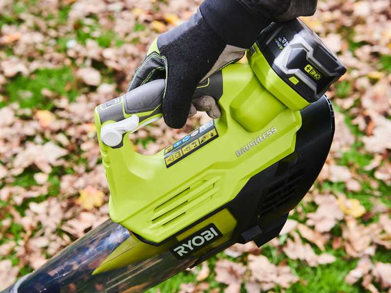 Ryobi RY18BLXA-0 - Soffiatore turbina Jet 18V - SENZA BATTERIA E CARICABATTERIA