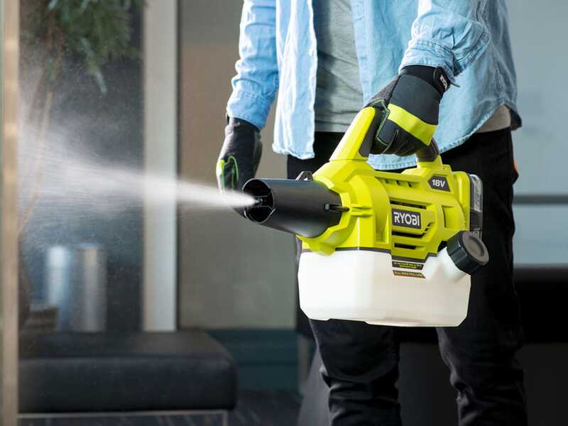 Ryobi RY18FGA-0 - Atomizzatore a batteria portatile -18V - SENZA BATTERIA E CARICABATTERIA