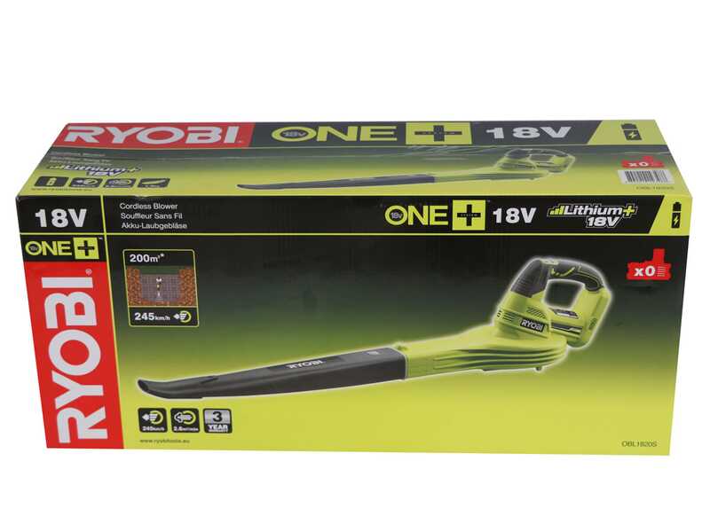 Ryobi OBL1820S - Soffiatore a batteria - SENZA BATTERIA E CARICABATTERIA