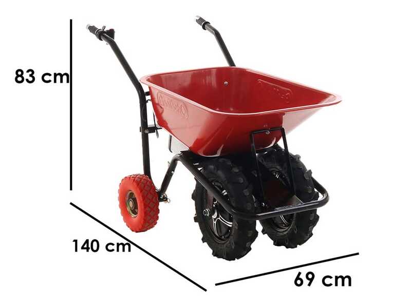GeoTech CAR 300T-80 - Carriola elettrica a batteria 40V 6Ah