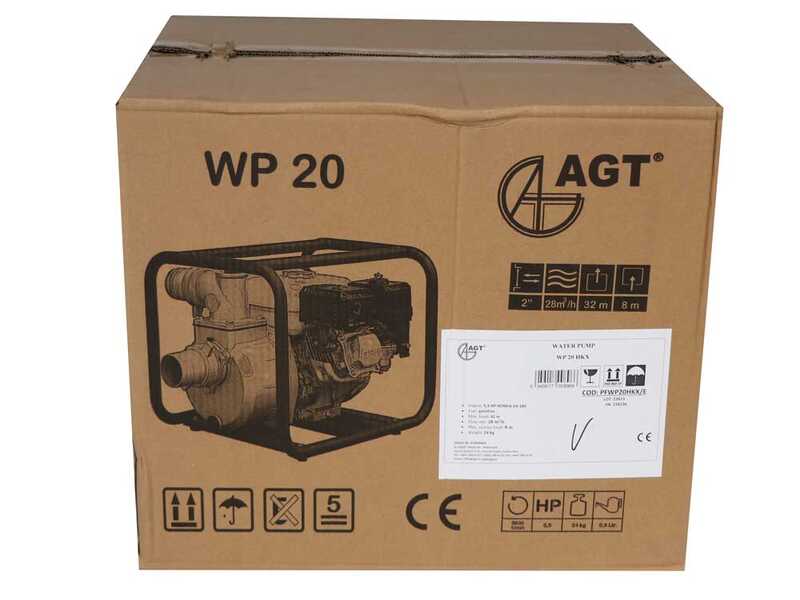 AGT 2" GX160 - Motopompa a scoppio da irrigazione - Raccordi da 50 mm
