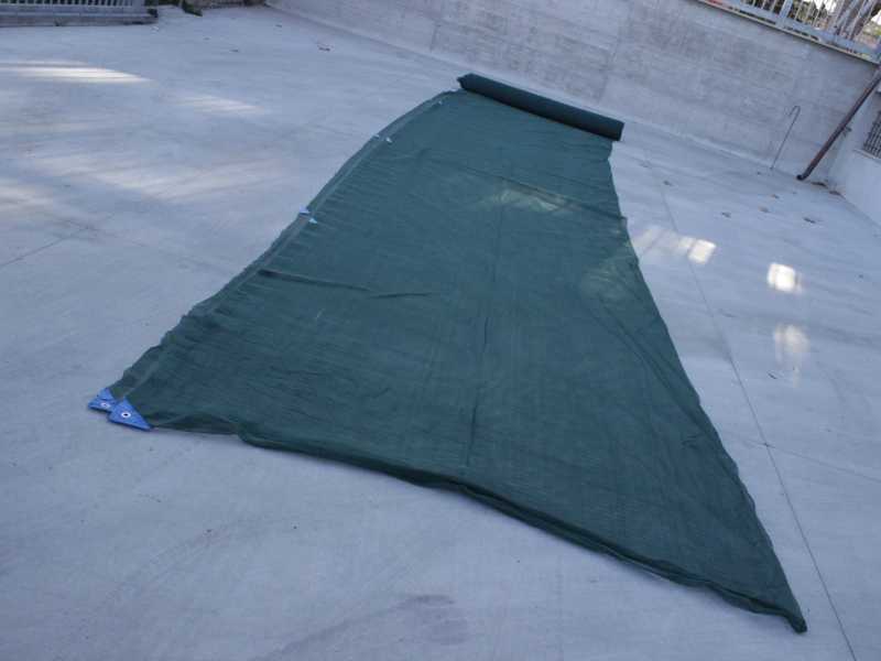 Rotolo telo antispina antistrappo per raccolta olive mt 4 x 50, telo (reti teli rete) 95g/mq