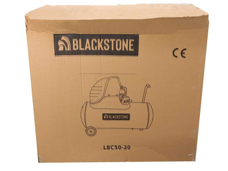 BlackStone LBC 50-20 - Compressore aria elettrico - Serbatoio 50 litri - Pressione 8 bar