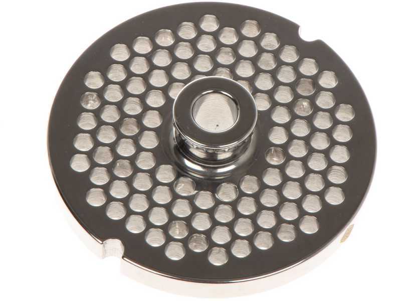 Trafila per tritacarne N.32 - fori da &Oslash; 6 mm - diametro trafila 99 mm