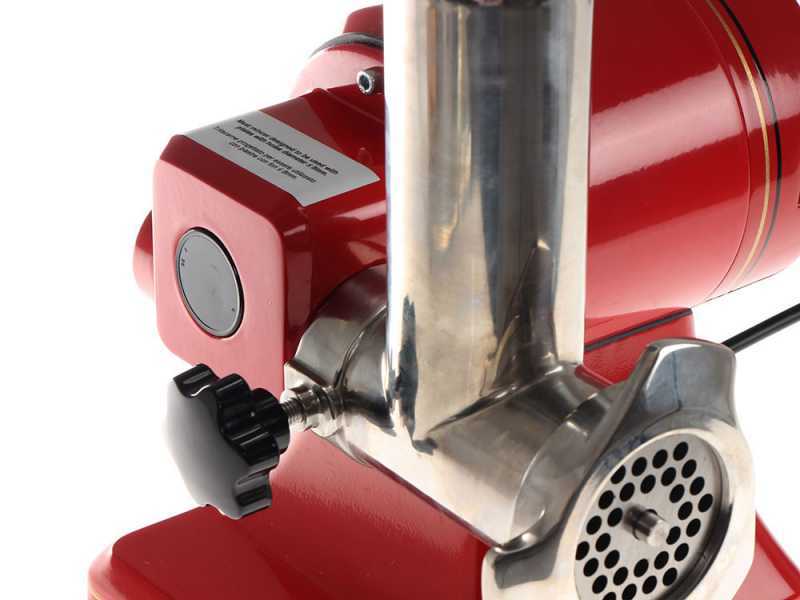 Fama TS8R Retr&ograve; - Tritacarne elettrico - Corpo in alluminio - Gruppo di macinazione in Inox - 230V