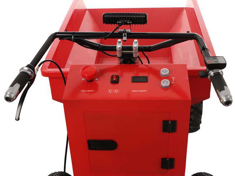 GeoTech Pro Mini Dumper Car E500 H-Li - Motocarriola a batteria 48V 15Ah