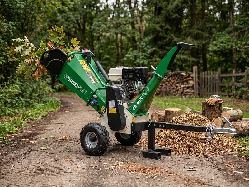 GreenBay GB-WRC 120 H - Biotrituratore a scoppio - Motore Honda GX390
