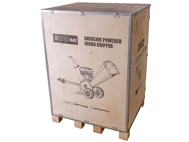 GreenBay GB-WRC 120 H - Biotrituratore a scoppio - Motore Honda GX390