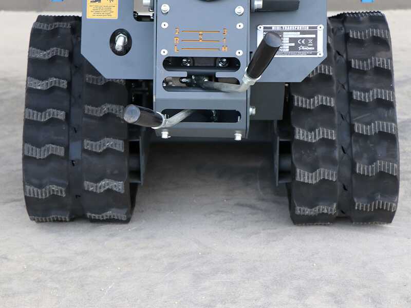 EuroMech EM400H-Agri - Motocarriola cingolata cassone estensibile 400Kg