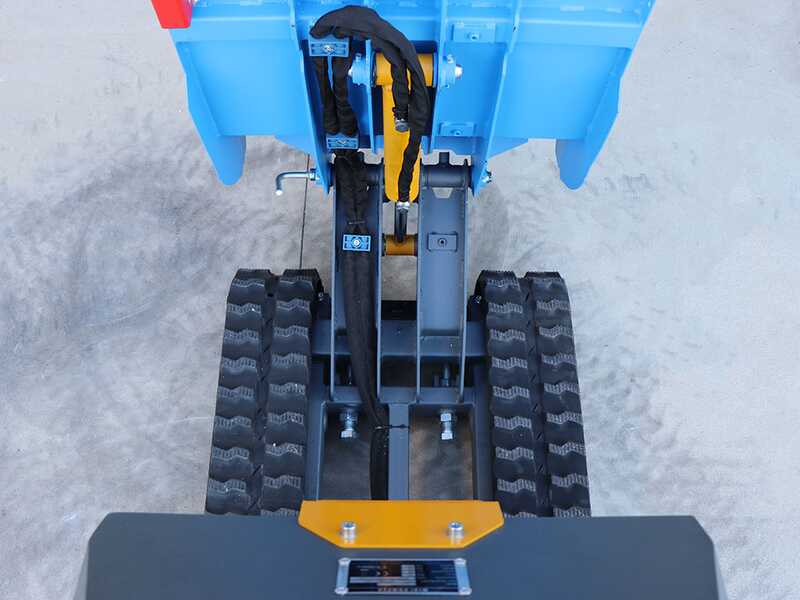 EuroMech EM500H-Dump - Motocarriola cingolata dumper idraulico 500Kg - Cambio idrostatico