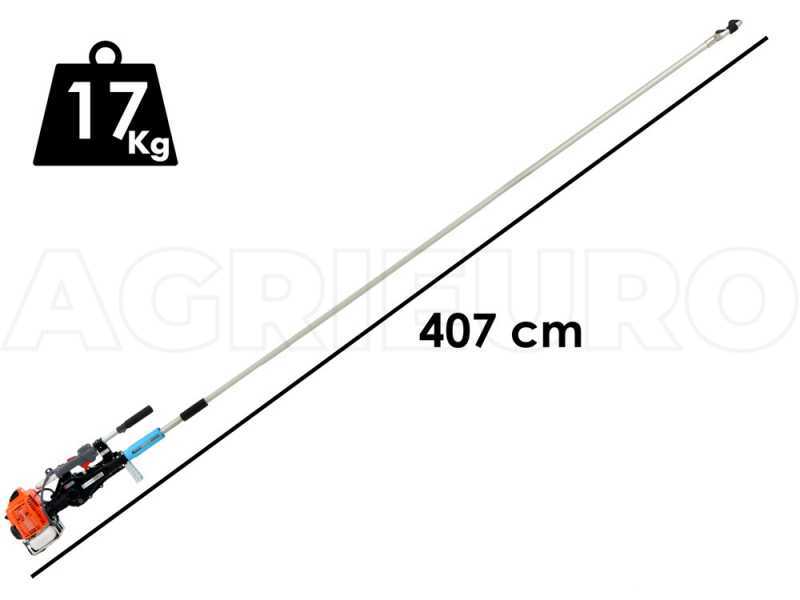 Campagnola GSM Toro Evoluzione K - Asta fissa - 407 cm - Scuotitore a scoppio con gancio