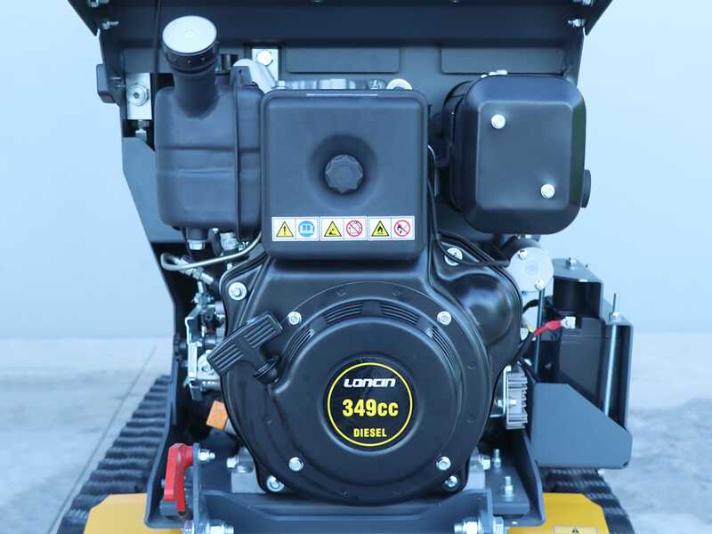 EuroMech EM500L-Dump &amp; Shovel - Motocarriola dumper idraulico 500Kg con paletta - Cambio idrostatico