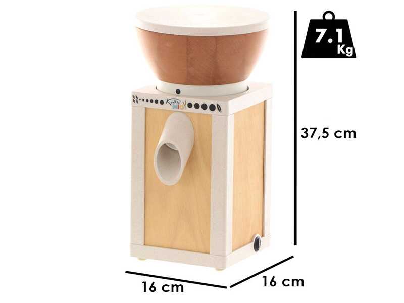 Komo KoMoMio Natur - Mulino per farina a pietra in faggio - 360W