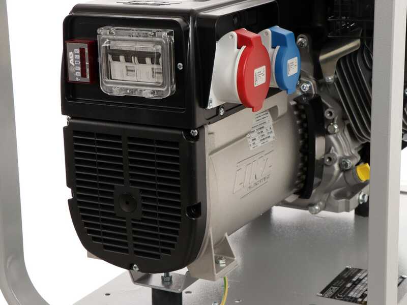 MOSA GE 8000 BBT - Generatore di corrente a benzina 6.4 kW - Continua 5.6 kW Trifase - Motore B&amp;S XR2100