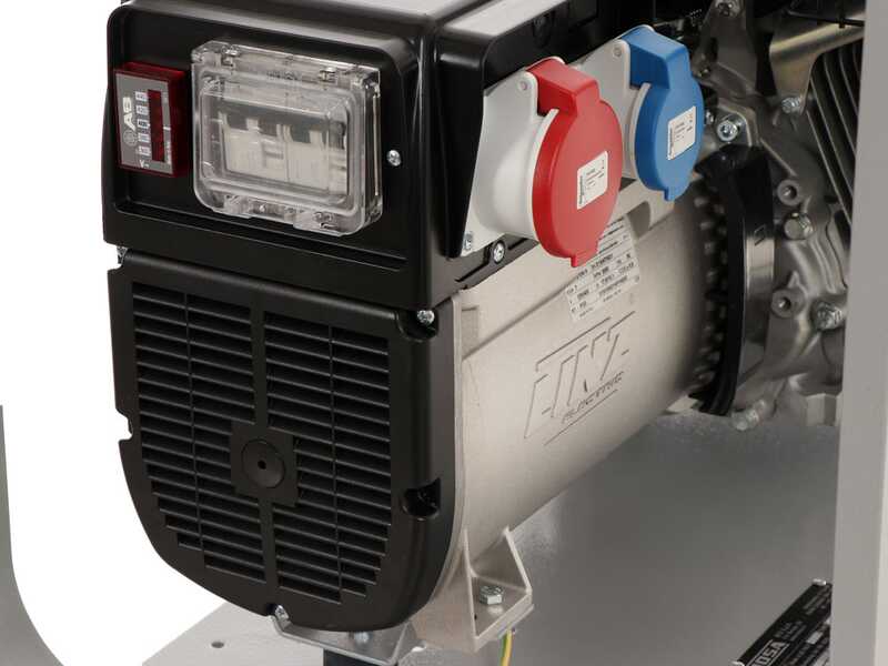 MOSA GE 8000 BBT - Generatore di corrente a benzina 6.4 kW - Continua 5.6 kW Trifase - Motore B&amp;S XR2100