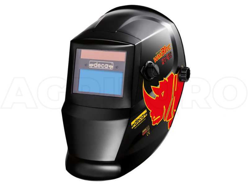 Maschera professionale Deca a casco per saldatura WM31TC LCD DIN 9>13