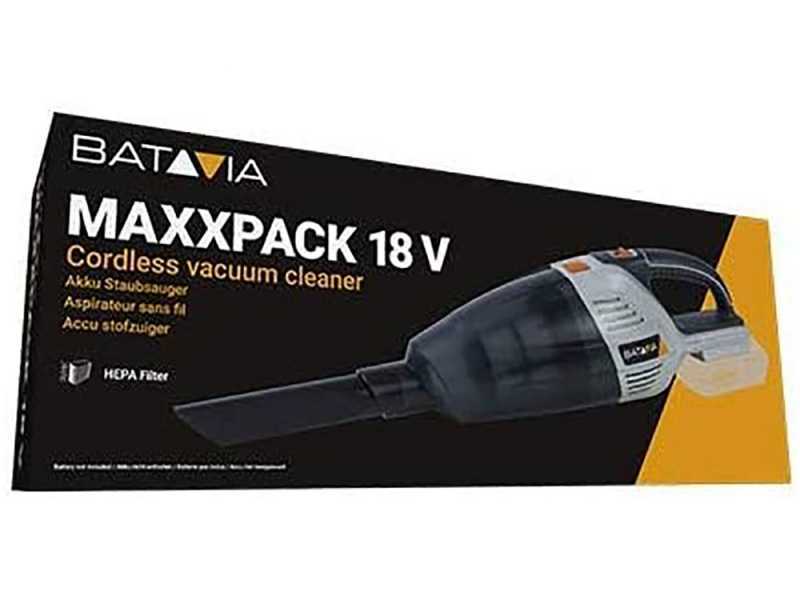 Batavia - Aspirapolvere portatile a batteria - 18V - SENZA BATTERIA E CARICABATTERIA
