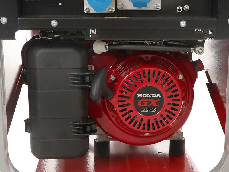 MOSA GE S-5000 HBM AVR - Generatore di corrente a benzina con AVR 4.4 kW - Continua 3.6 kW Monofase - Motore Honda GX270
