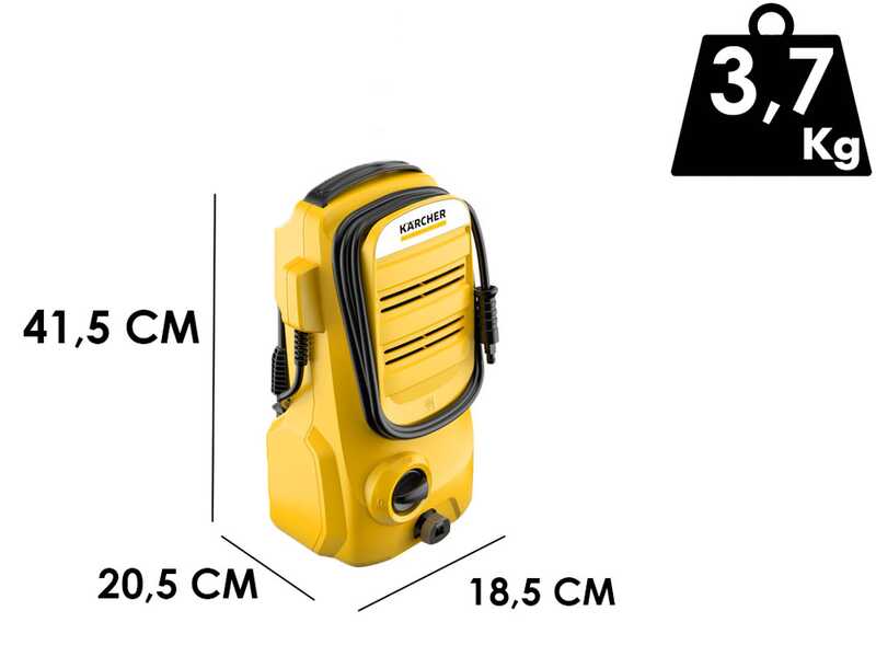 Karcher K2 Compact Home - Idropulitrice compatta ad acqua fredda - 110 Mbar - 360 lt/ora