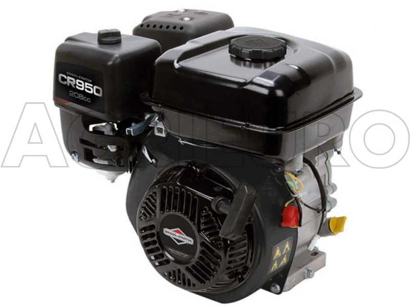 GeoTech Pro BMS155 BSE - Biotrituratore semovente a cingoli su motocarriola GeoPorter 330E BS - Motore B&amp;S XR2100