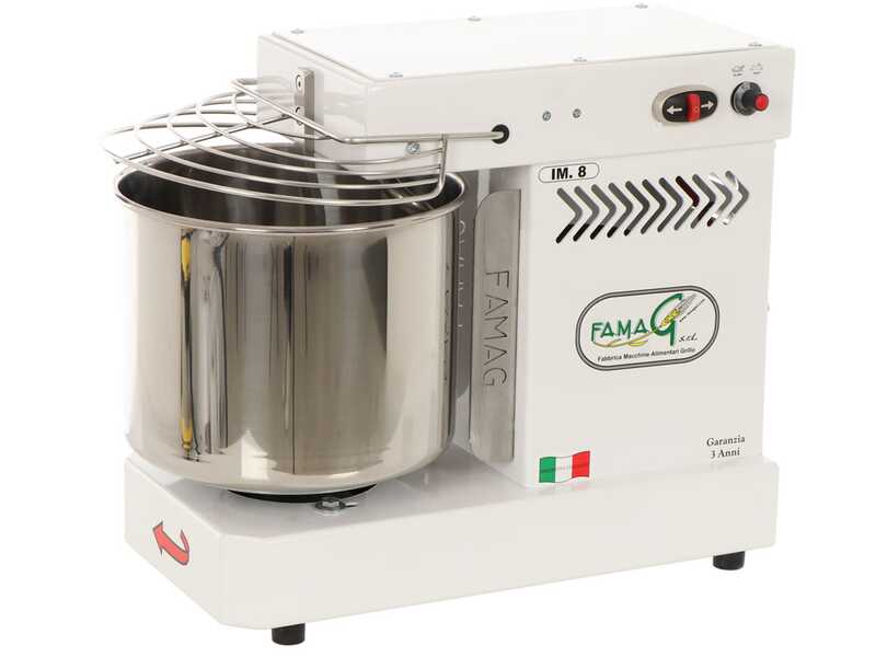 Famag Grilletta IM 8/230 10 Velocit&agrave; HH - Impastatrice a spirale 8 Kg ad alta idratazione