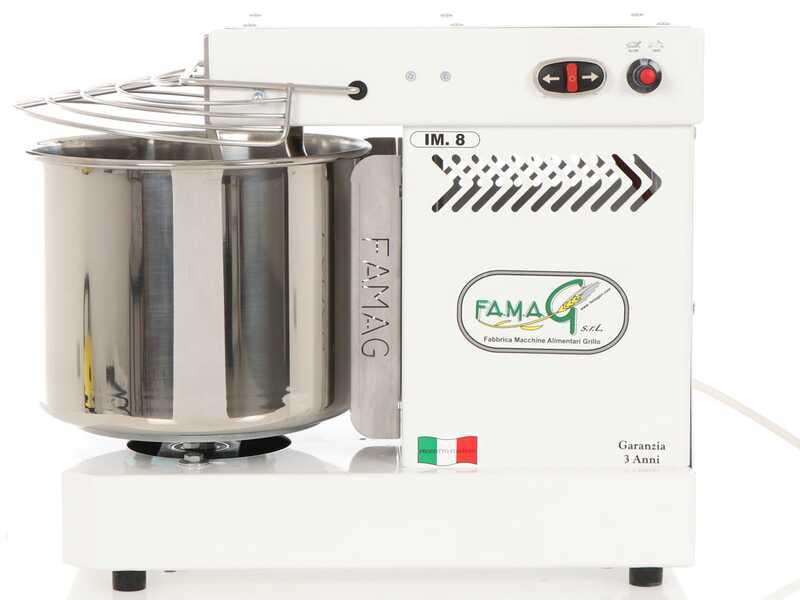 Famag Grilletta IM 8/230 10 Velocit&agrave; HH - Impastatrice a spirale 8 Kg ad alta idratazione