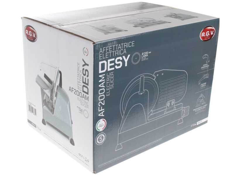 RGV Desy AF 250 AM Silver - Affettatrice con lama temperata 250mm - 140W